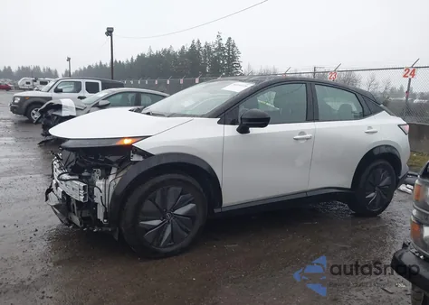 2023 Nissan Aryia z USA, uszkodzony, nr VIN JN1DF0BB5PM709138